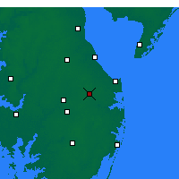 Nearby Forecast Locations - Georgetown - Kaart