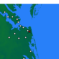 Nearby Forecast Locations - Oceana - Kaart