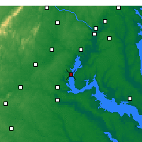 Nearby Forecast Locations - Quantico - Kaart
