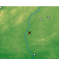 Nearby Forecast Locations - LaGrange Callaway Airport - Kaart