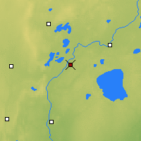 Nearby Forecast Locations - Brainerd - Kaart
