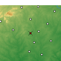 Nearby Forecast Locations - Gastonia - Kaart