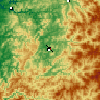Nearby Forecast Locations - Roseburg - Kaart