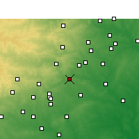 Nearby Forecast Locations - New Braunfels - Kaart