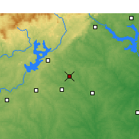 Nearby Forecast Locations - Jefferson - Kaart