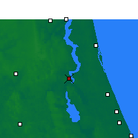 Nearby Forecast Locations - Palatka - Kaart