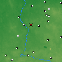 Nearby Forecast Locations - Zduńska Wola - Kaart
