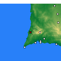 Nearby Forecast Locations - Aljezur - Kaart