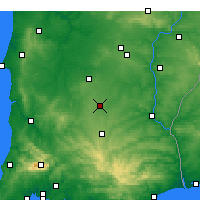 Nearby Forecast Locations - Castro Verde - Kaart