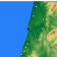Nearby Forecast Locations - Figueira da Foz - Kaart