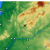 Nearby Forecast Locations - Sertã - Kaart