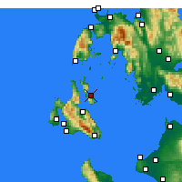 Nearby Forecast Locations - Ithaka - Kaart