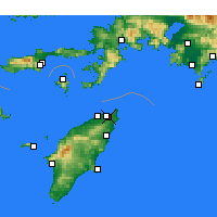 Nearby Forecast Locations - Ialyssos - Kaart