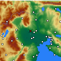 Nearby Forecast Locations - Giannitsa - Kaart