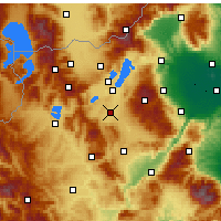 Nearby Forecast Locations - Ptolemaida - Kaart
