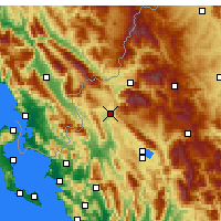 Nearby Forecast Locations - Kalpaki - Kaart