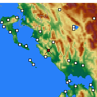 Nearby Forecast Locations - Margariti - Kaart