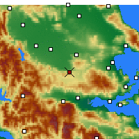 Nearby Forecast Locations - Domokos - Kaart