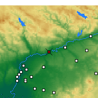 Nearby Forecast Locations - Lora del Río - Kaart