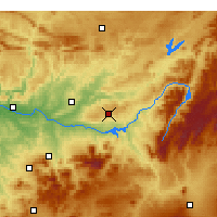 Nearby Forecast Locations - Úbeda - Kaart