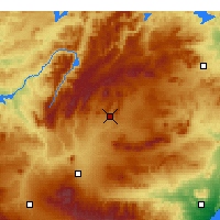 Nearby Forecast Locations - Huéscar - Kaart