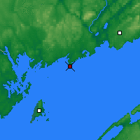 Nearby Forecast Locations - Welch Cove - Kaart