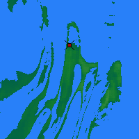 Nearby Forecast Locations - Sanikiluaq - Kaart