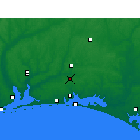 Nearby Forecast Locations - Duke Field - Kaart