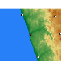 Nearby Forecast Locations - Kleinzee - Kaart