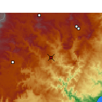 Nearby Forecast Locations - Mount Frere - Kaart