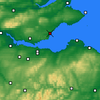 Nearby Forecast Locations - Kirkcaldy - Kaart