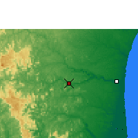 Nearby Forecast Locations - Nova Venécia - Kaart