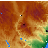 Nearby Forecast Locations - Sierra de Javalambre - Kaart