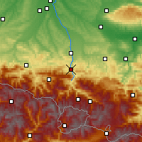 Nearby Forecast Locations - Foix - Kaart