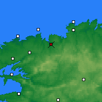 Nearby Forecast Locations - Morlaix - Kaart