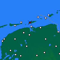 Nearby Forecast Locations - Schiermonnikoog - Kaart