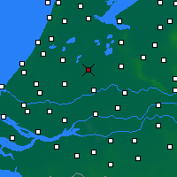 Nearby Forecast Locations - Woerden - Kaart