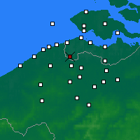 Nearby Forecast Locations - Aardenburg - Kaart