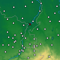 Nearby Forecast Locations - Maasbracht - Kaart