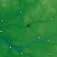 Nearby Forecast Locations - Château-du-Loir - Kaart