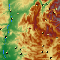 Nearby Forecast Locations - Die - Kaart