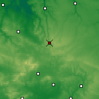 Nearby Forecast Locations - Gacé - Kaart
