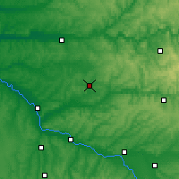 Nearby Forecast Locations - Monflanquin - Kaart