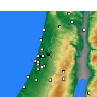 Nearby Forecast Locations - Kafr Qasim - Kaart