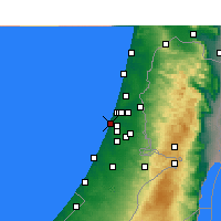 Nearby Forecast Locations - Holon - Kaart
