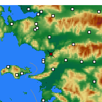 Nearby Forecast Locations - Selçuk - Kaart