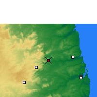 Nearby Forecast Locations - Guarabira - Kaart