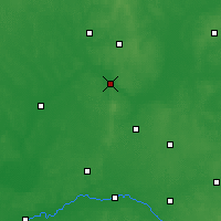 Nearby Forecast Locations - Łomża - Kaart