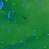 Nearby Forecast Locations - Sułowo - Kaart