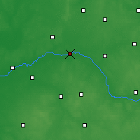 Nearby Forecast Locations - Zawisty Podleśne - Kaart